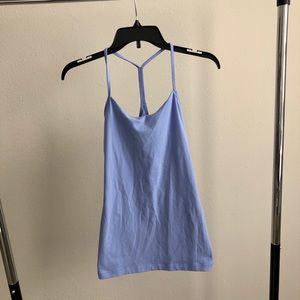 Lululemon periwinkle power Y tank